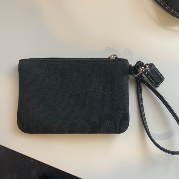 Black Coach Wristlet - Picture 2 of 2